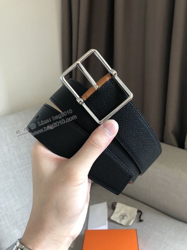Hermes皮帶 官網同步 2019秋冬季最新款 愛馬仕togo小牛皮雙面皮腰帶  xfp2069